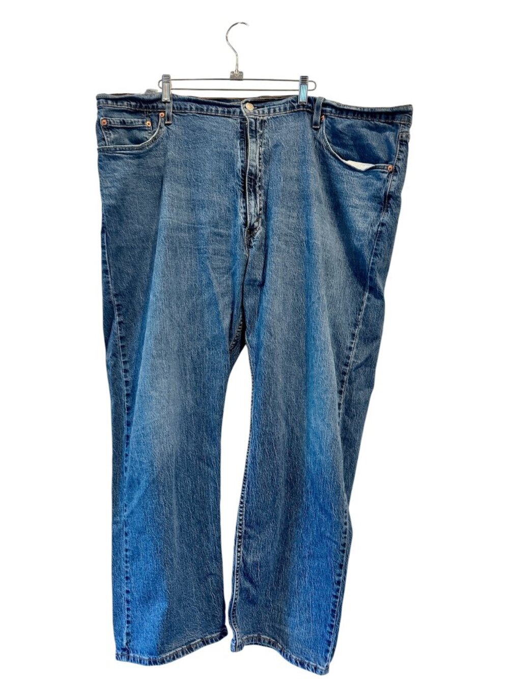 Levi’s 505 Men’s Regular Fit Straight Leg Jeans 48x30 Medium Wash EUC